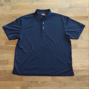 Ben Hogan Performance Polo Short Sleeved Shirt Navy Blue Size 2XL